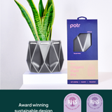 18cm Self-watering POTR Pot | Slate Grey