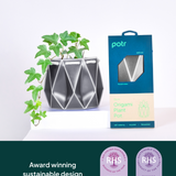 15cm Self-watering POTR Pot | Slate Grey