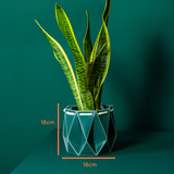 18cm Self-watering POTR Pot | Dark Teal