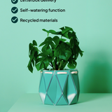 15cm Self-watering POTR Pot | Aqua