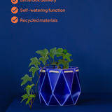15cm Self-watering POTR Pot | Navy