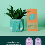 11cm Self-watering POTR Pot | Aqua