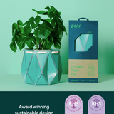15cm Self-watering POTR Pot | Aqua