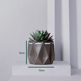 11cm Self-watering POTR Pot | Slate Grey