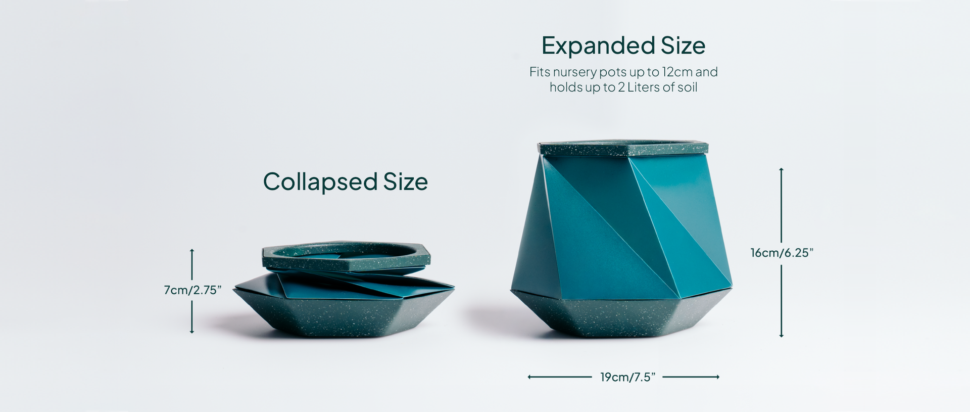 Collapsed Expanded Size